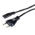 Hama Mains Cable, 1.5 m, Black (00044225) Hama Mains Cable, 1.5 m, Black (00044225)