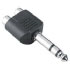 Hama Audio Adapter 2 RCA Female Jacks - 6,3 mm Male Plug Stereo (00043297)
