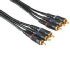 Hama YUV-/RGB Connecting Cable 3 RCA (phono) Plugs- 3 RCA (phono) Plugs, 2m (00048627)