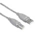 Hama USB Connection Cable A-Plug - B-Plug, grey, 3.0 m (00045022)