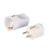 Hama Plug/Socket Earth Contact, set, white (00047634)