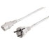 Hama Universal Mains Lead, 5 m, white (00044242)