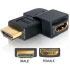 Delock Adapter HDMI male > HDMI female 90° left (65077) Delock Adapter HDMI male > HDMI female 90° left (65077)
