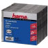 Hama CD Slim Box, black, pack of 25 pcs (00051167)