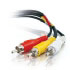 Cablestogo 25ft Value Series RCA Type Audio Video Cable (40450)
