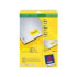 Avery Mini-labels, Yellow 45,7 x 21,2mm (20) (L6041-20)