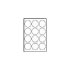 Avery  Fluorescent Yellow -circular Labels - Laser - L7670 (L7670Y-25)