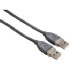 Hama USB Connecting Cable, A-plug - A-plug, 1.8 m, grey (00039664) Hama USB Connecting Cable, A-plug - A-plug, 1.8 m, grey (00039664)