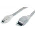 Startech.com 6 ft. Transparent IEEE-1394 Firewire Cable 4-6 Pin (1394_46_6T)