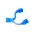 Akasa Power Splitter UV Blue (AK-PY-BLUV) Akasa Power Splitter UV Blue (AK-PY-BLUV)