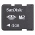 Sandisk Memory Stick Micro (M2) 4GB (SDMSM2-4096-E12M)