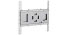 Vogels FAU 3150 Uni Adapt 40-50 silver (7331504) Vogels FAU 3150 Uni Adapt 40-50 silver (7331504)