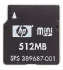 Hp Tarjeta MiniSD de 512 MB (FA604A#AC3)