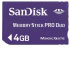 Sandisk Memory Stick Duo Pro 4 GB (PIXPN152028)