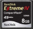 Sandisk Extreme IV CompactFlash 8 Gb (PIXPN191773)