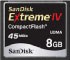 Sandisk Extreme IV CompactFlash 8 Gb (PIXPN466212)
