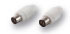 Belkin COAX plug & socket set 1 PLUG/1 SOCKET white (F8V3212AEAWHT) Belkin COAX plug & socket set 1 PLUG/1 SOCKET white (F8V3212AEAWHT)