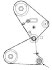 Zebra Kit Peel Roller Pulley (30914M)