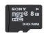 Sony 8GB microSDHC (SR8A4)