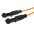 Cablestogo 3m MTRJ/MTRJ Duplex 62.5/125 Multimode Fiber Patch Cable - Orange (33129)