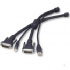 Belkin OmniView KVM Cables for SOHO Series with Audio, 1.8m, USB/DVI-I Dual Link (F1D9201-06) Belkin OmniView KVM Cables for SOHO Series with Audio, 1.8m, USB/DVI-I Dual Link (F1D9201-06)