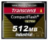 Transcend MC Compact Flash Card 512MB Industrial Ultra (TS512MCF100I) Transcend MC Compact Flash Card 512MB Industrial Ultra (TS512MCF100I)