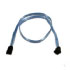 Belkin Serial ATA Cable - Right Angled, Blue, 0.45m (F2N1169B18IN-BL)