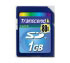 Transcend 80X Secure Digital Card 1GB (TS1GSD80)
