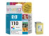 Cartucho tricolor de inyeccin de tinta HP 110 con tintas Vivera (CB304AE)