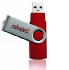 Takems 8GB MEM-Drive Mini Rubber, Red (TMS8GUMIR1R02)