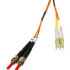 Cablestogo 7m LC/ST Duplex 62.5/125 Multimode Fiber Patch Cable (33203)