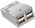 Sitecom USB 2.0 Hub 4-port w/pa (CN-034)