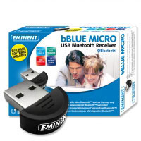 Eminent bBLUE MICRO USB Bluetooth Receiver Class 2 - 20 m (EM1085)
