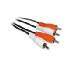 Intronics Stereo Audio cable 2x Cinch Male - 2x Cinch Male 2.5m (AK2015)