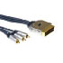 Intronics Scart round cable Scart - 3x Cinch, High Quality 2.0m (AK1952)
