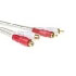 Intronics Stereo Audio cable 2x Cinch M - 2x Cinch F 10.0m (AK2266)