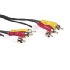 Intronics AV Connection Cable 3x Cinch Male - 3x Cinch Male 2.5m (AK2081)