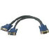 Cablestogo Ultima HD15 Male to Dual HD15 Female SXGA Monitor Y-Cable (81174)