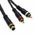 Cablestogo 7m Velocity S-Video/RCA-Type Stereo Audio Combination Cable (80226)