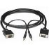 Cablestogo 7m Monitor Cable + 3.5mm Audio (81031)