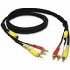 Cablestogo 2m Value Series 4-In-1 RCA-Type/S-Video Cable (80058)