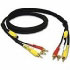 Cablestogo 5m Value Series 4-In-1 RCA-Type/S-Video Cable (80060)