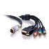 Cablestogo 0.5m RapidRun? DB9+Component Video Break-Away Flying Lead (87072)