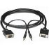 Cablestogo 20m Monitor Cable + 3.5mm Audio (81034)