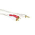 Advanced cable technology High quality 2x RCA male to 1x 3,5mm stereo jack male (AK2237)