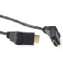 Advanced cable technology HDMI High Speed cable, two side angled flexibleHDMI High Speed cable, two side angled flexible (AK3706)