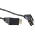 Advanced cable technology HDMI High Speed cable, two side angled flexibleHDMI High Speed cable, two side angled flexible (AK3708)