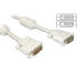 Intronics DVI-D Dual Link connection cable, M - M, Ivory 5.0m (AK3632)