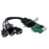 Startech.com Tarjeta Adaptadora PCI Express Serie RS232 Nativo de 4 Puertos con UART 16950 (PEX4S952)