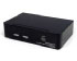 Startech.com Conmutador KVM USB DVI de Doble Enlace de Alta Resolucin de 2 puertos con Audio (SV231DVIUAHR)